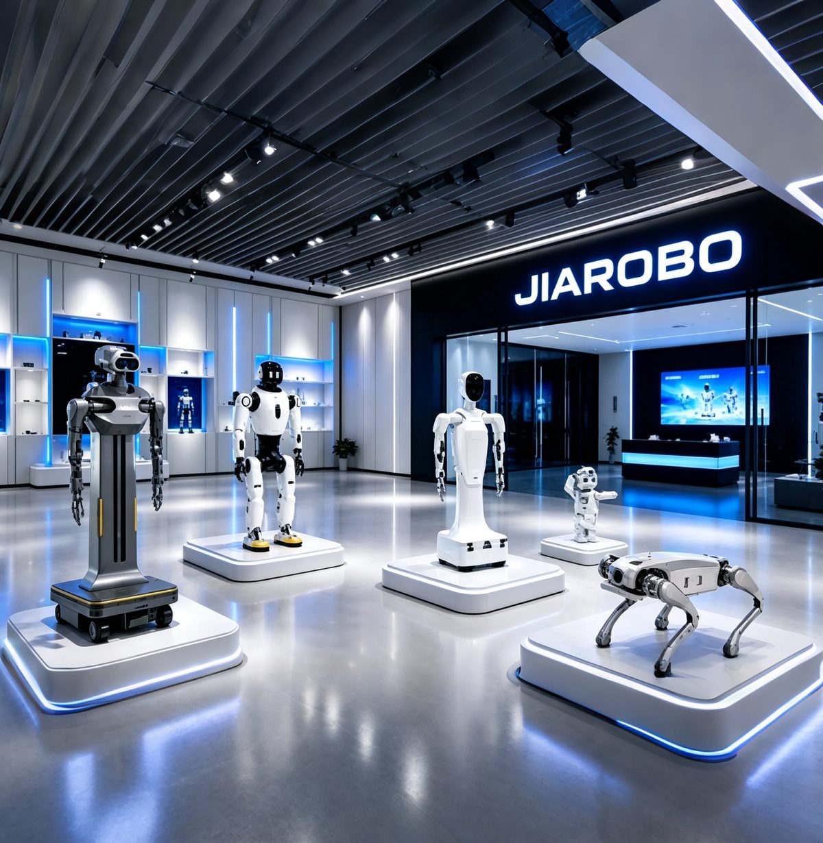 JIAROBO ロボット展示場のショールーム